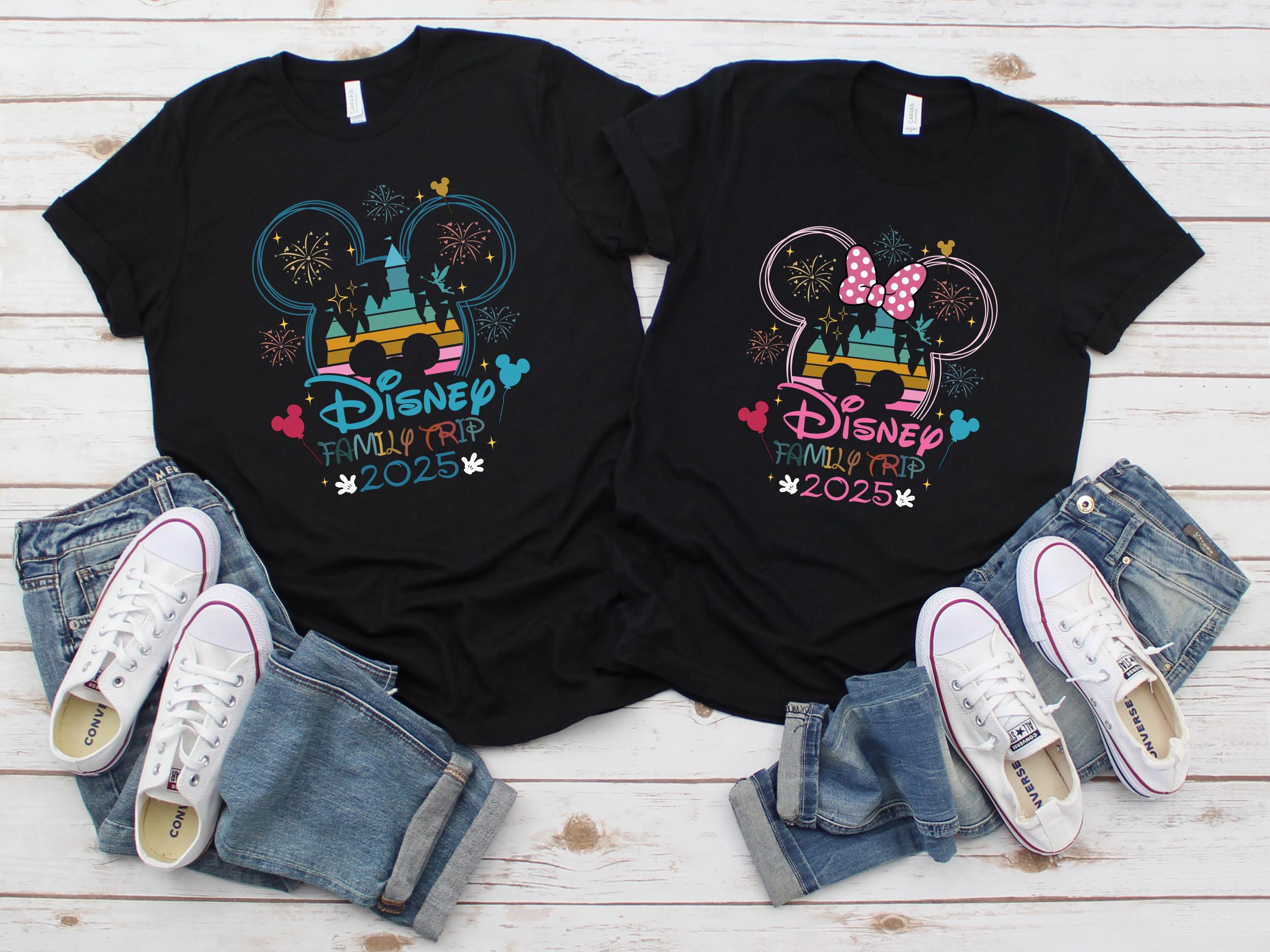 Disney Family Trip 2025 Shirt,custom Disney Family Trip Tee