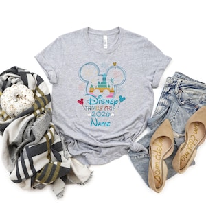 Disney Family Trip 2026 Shirt,Custom Disney Family Trip Tee,Disney Family Matching Trip Shirts,Disneyland Trip Tee,Disney Family Trip Custom 画像 6