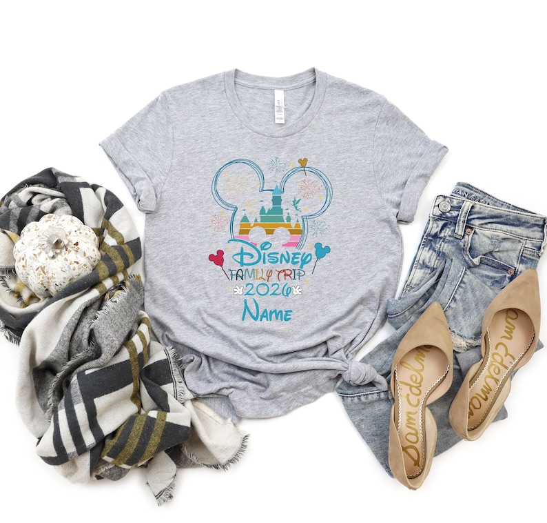 Disney Family Trip 2026 Shirt,Custom Disney Family Trip Tee,Disney Family Matching Trip Shirts,Disneyland Trip Tee,Disney Family Trip Custom 画像 6