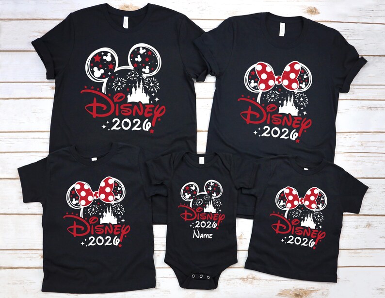 Camisetas Disney 2026, Camisetas Disneyland 2026, Camiseta personalizada Disney 2026 a juego para toda la familia, Camiseta personalizada Disneyland, Camiseta Disney Family Trip, Disney imagen 3