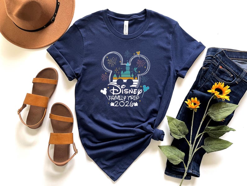 Disney Family Trip 2026 Shirt,Custom Disney Family Trip Tee,Disney Family Matching Trip Shirts,Disneyland Trip Tee,Disney Family Trip Custom 画像 4