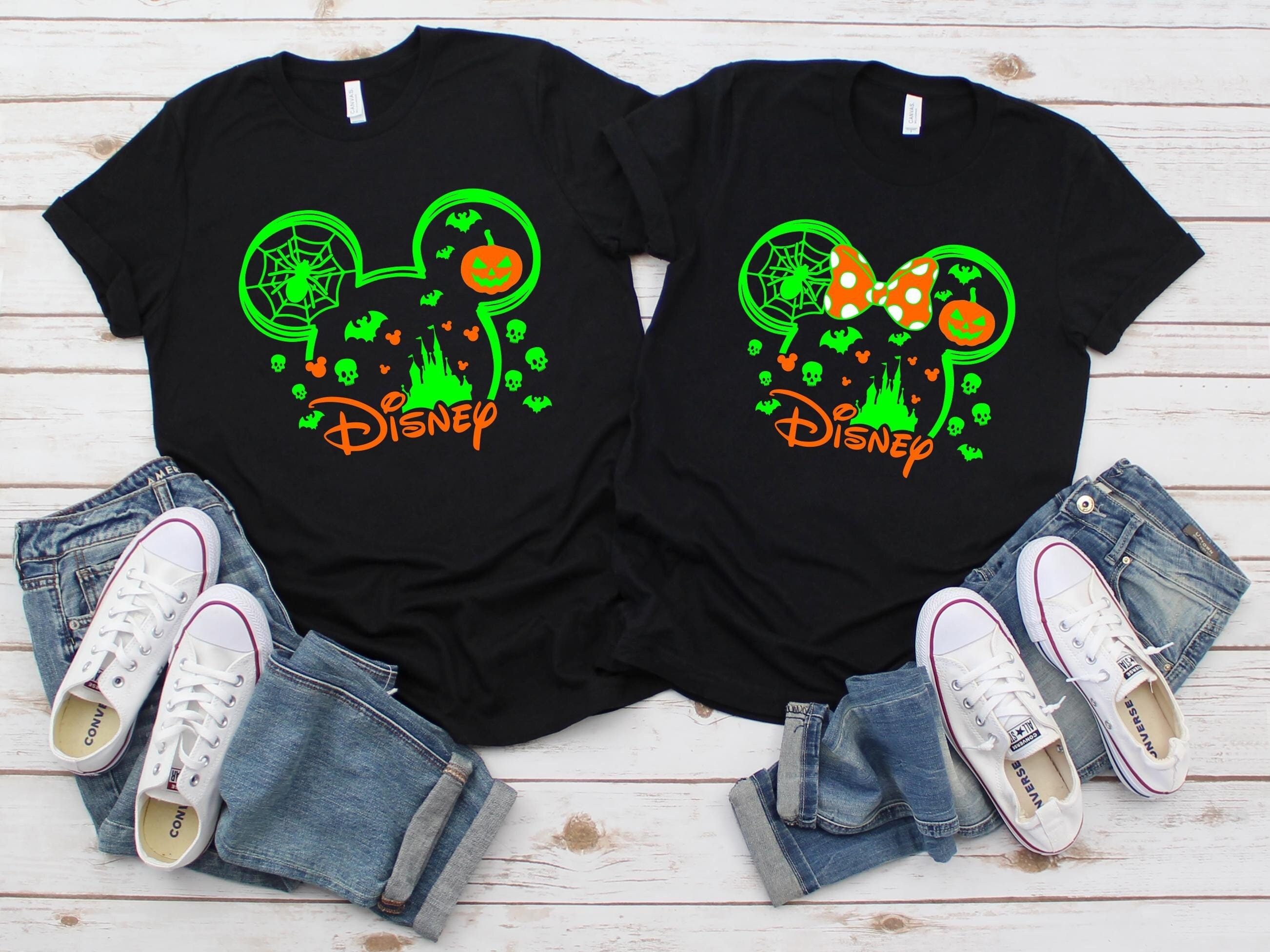 Disney Halloween Custom Shirt,Custom Halloween Disney Tshirt,Disney Family Matching Halloween Tee,Disneyland Halloween Shirts,Disney Fall