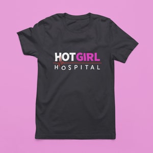Camiseta unissex de manga curta Hot Girl Hospital SNL
