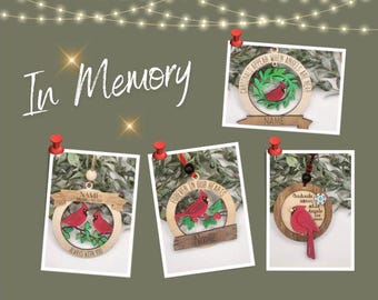 Remembering Loved Ones - Cardinals Memorial Ornament, Keepsake