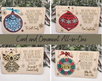 Christmas Tree Ornament Card - Perfect Appreciation Gift for Realtors and Business Owners