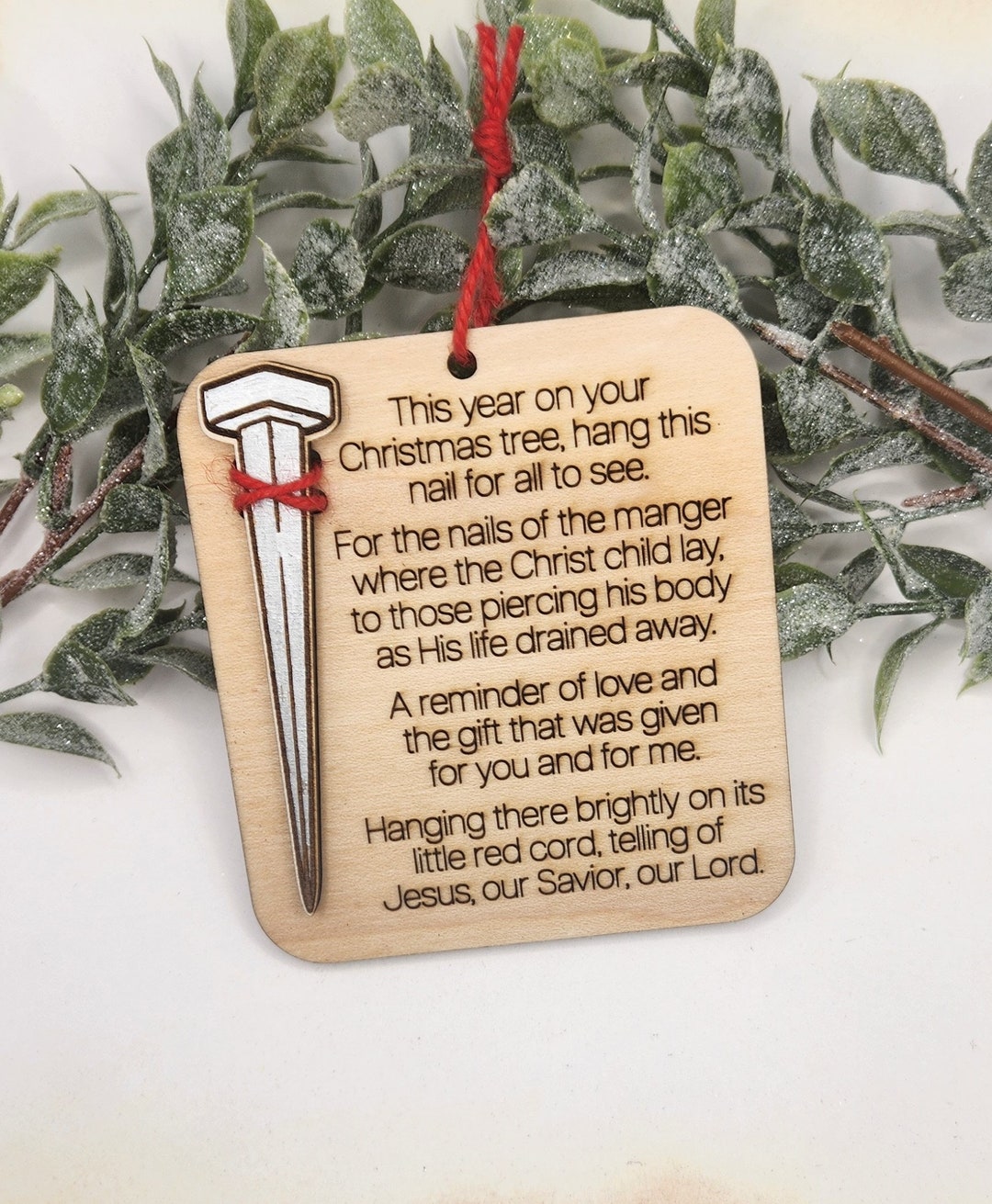 the-christmas-nail-story-ornament-a-symbol-of-the-true-season-etsy