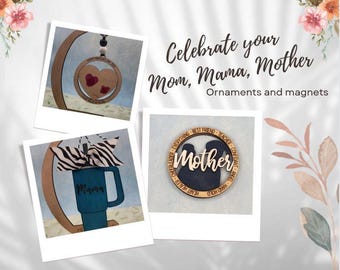 Personalized Mother's Day Car Charms, Magnets & Ornaments