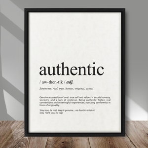authentieke definitieposter, definitieafdruk, typografiedefinitieposter, eigenzinnige definitie, woordenboektrendposter, grappige definitie