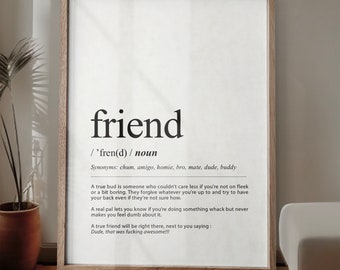 Vändefinition-poster, Vändefinition-affisch, Udda definitionsposter, Typografisk definitionsaffisch, Ordbokstrenden definitionsaffisch