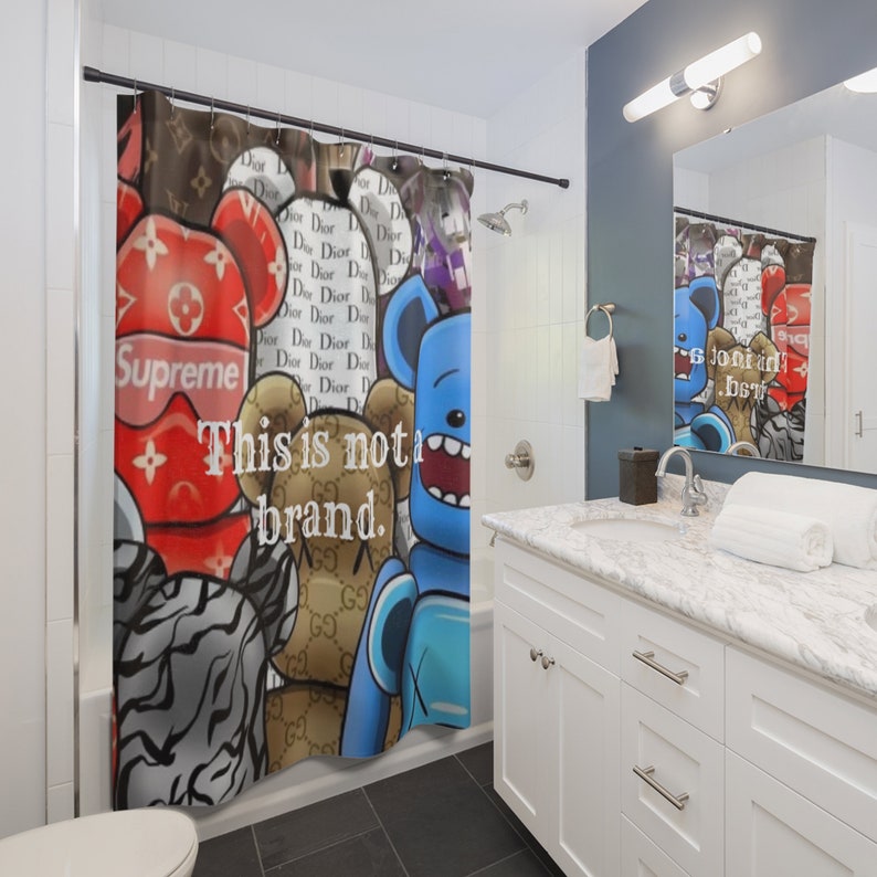 Famous Kaws Curtain This is Not a Brand Etsy UK