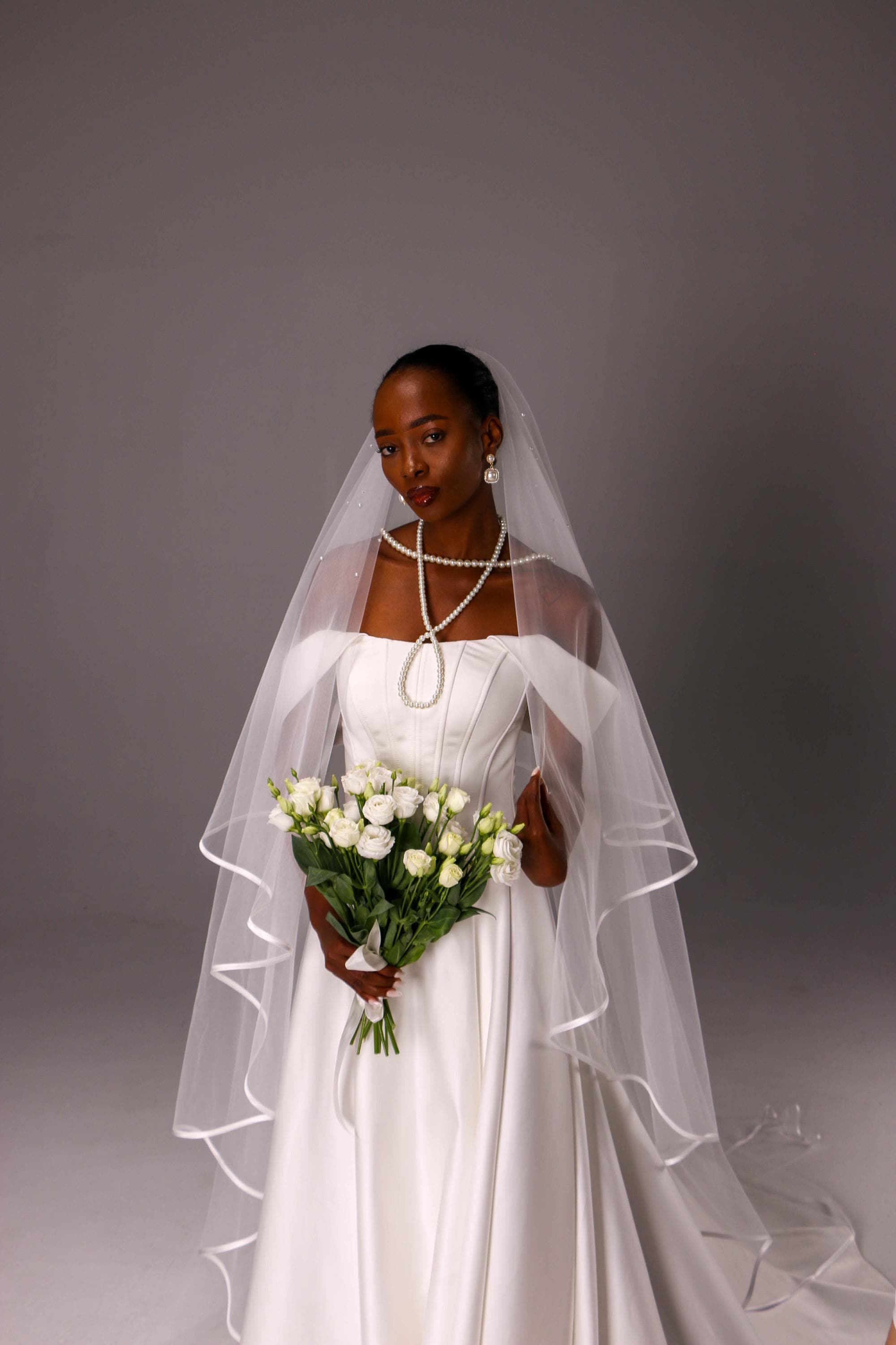Rhinestone Trim Veil - Etsy Canada