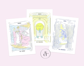 NEO TAROT - Set of 3 cards