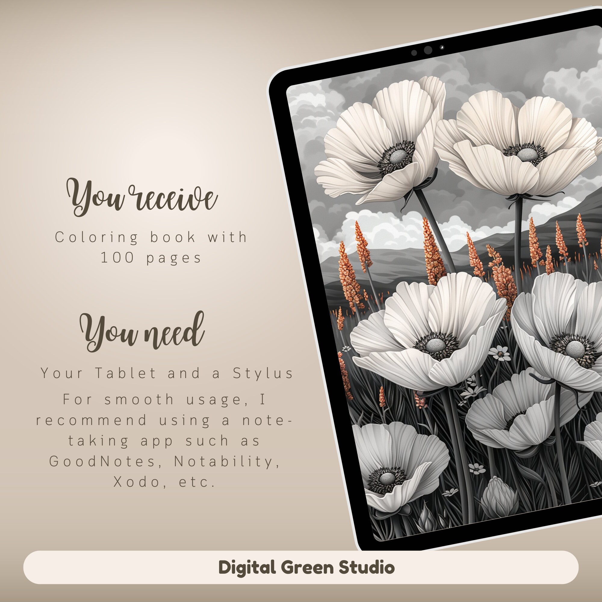 100+ Lovely Garden Coloring Pages, Adult & Kids Coloring Book ...