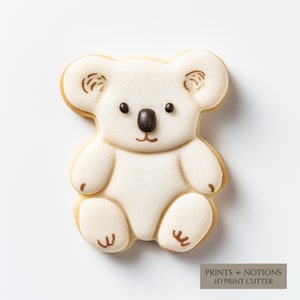 Koala Bear Cookie Cutter | Polymer Clay Cutters | Ceramic Clay Cutters | Fondant Cutters | Gum Paste Cutter | 3D Printed