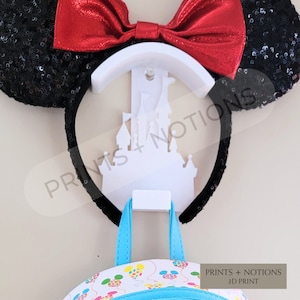 Castle Wall Display Holder for Headbands and Mini Backpacks