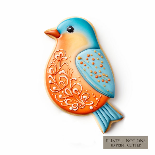Bird Cookie Cutter | Polymer Clay Cutters | Ceramic Clay Cutters | Fondant Cutters | Gum Paste Cutter | 3D Printed