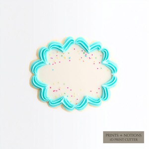 Plaque v.17 Banner Label Cookie Cutter | Polymer Clay Cutters | Ceramic Clay Cutters | Fondant Cutters | Gum Paste Cutter | 3D Printed