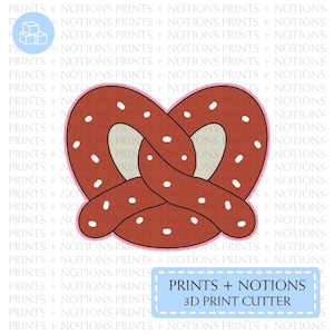Pretzel Cookie Cutter | Polymer Clay Cutters | Ceramic Clay Cutters | Fondant Cutters | Gum Paste Cutter | 3D Printed