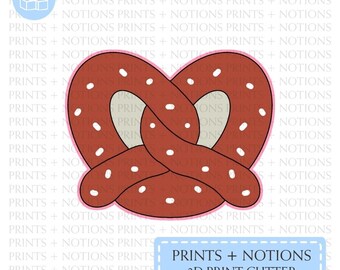 Pretzel Cookie Cutter | Polymer Clay Cutters | Ceramic Clay Cutters | Fondant Cutters | Gum Paste Cutter | 3D Printed