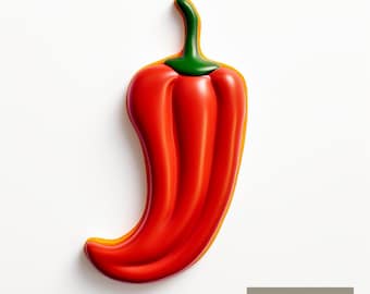 Chili Pepper Cookie Cutter | Polymer Clay Cutters | Ceramic Clay Cutters | Fondant Cutters | Gum Paste Cutter | 3D Printed