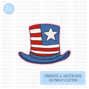 Top Hat Cookie Cutter | Polymer Clay Cutters | Ceramic Clay Cutters | Fondant Cutters | Gum Paste Cutter | 3D Printed
