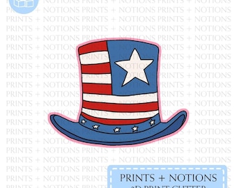 Top Hat Cookie Cutter | Polymer Clay Cutters | Ceramic Clay Cutters | Fondant Cutters | Gum Paste Cutter | 3D Printed