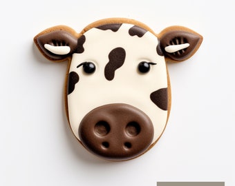 Cow Head Cookie Cutter | Polymer Clay Cutters | Ceramic Clay Cutters | Fondant Cutters | Gum Paste Cutter | 3D Printed