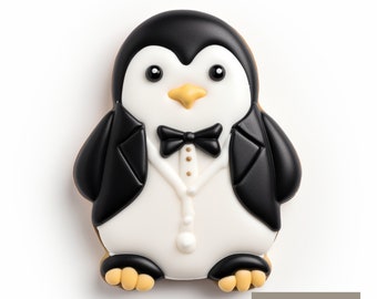 Penguin Cookie Cutter | Polymer Clay Cutters | Ceramic Clay Cutters | Fondant Cutters | Gum Paste Cutter | 3D Printed