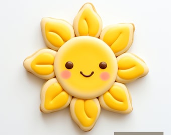 Sunshine Cookie Cutter | Polymer Clay Cutters | Ceramic Clay Cutters | Fondant Cutters | Gum Paste Cutter | 3D Printed
