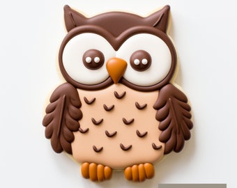 Owl Cookie Cutter | Polymer Clay Cutters | Ceramic Clay Cutters | Fondant Cutters | Gum Paste Cutter | 3D Printed