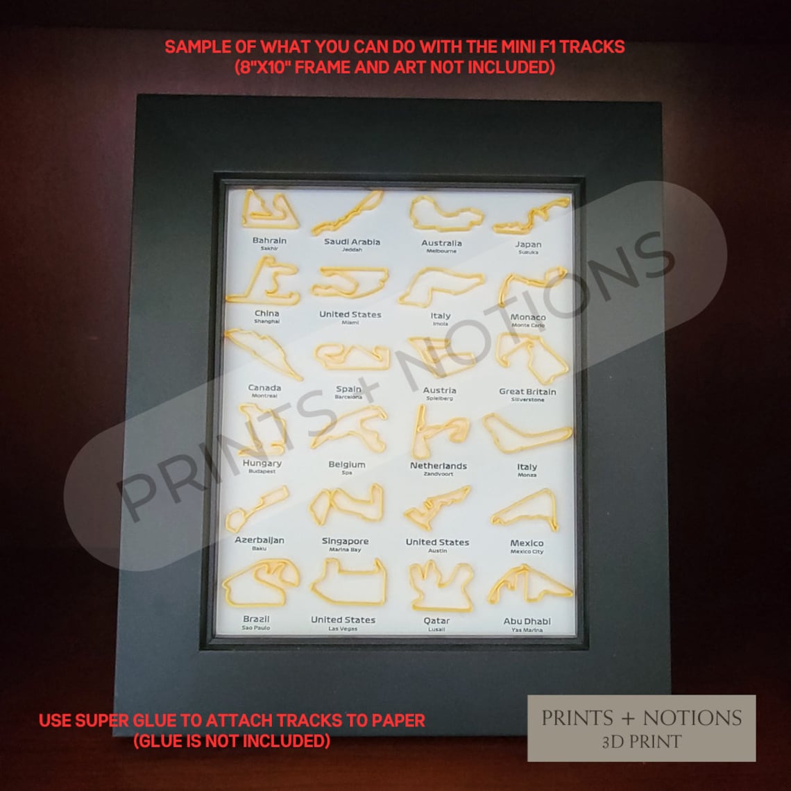 F1 Mini Tracks | 3D Printed Formula 1 Tracks 2026 Season | 24 Tracks ...