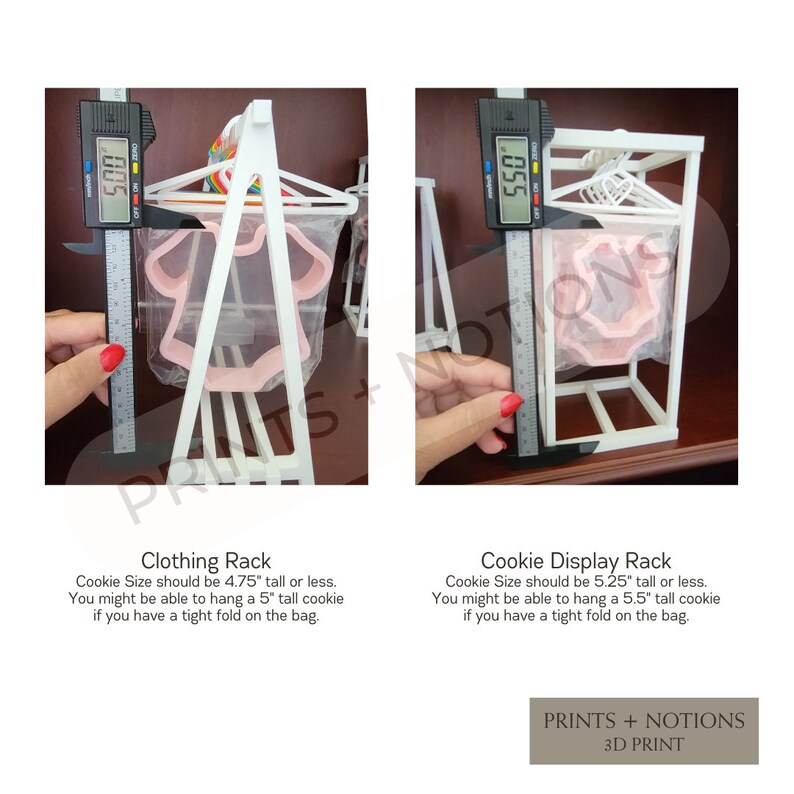 Cookie Cutter Display Rack Mini Decorated Cookie Front Display Rack Clothing Rack Clothes Rack for ...