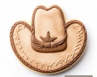 Cowboy Cowgirl Hat Cookie Cutter | Polymer Clay Cutters | Ceramic Clay Cutters | Fondant Cutters | Gum Paste Cutter | 3D Printed
