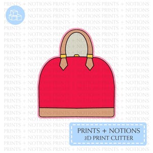 Purse with Handle Cookie Cutter | Polymer Clay Cutters | Ceramic Clay Cutters | Fondant Cutters | Gum Paste Cutter | 3D Printed
