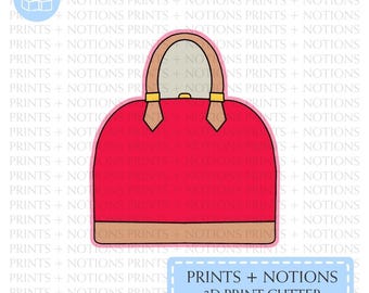 Purse with Handle Cookie Cutter | Polymer Clay Cutters | Ceramic Clay Cutters | Fondant Cutters | Gum Paste Cutter | 3D Printed