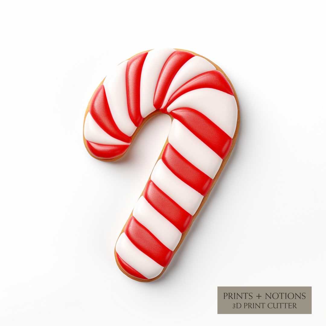 Candy Cane Cutter Candy Cane Cookie Cutter | Polymer Clay Cutters | Ceramic Clay Cutters ...