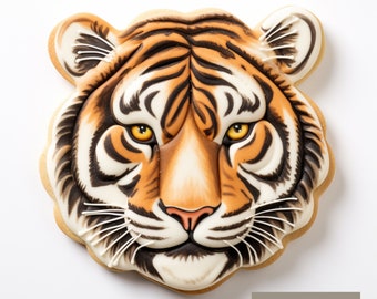 Tiger Head Cookie Cutter | Polymer Clay Cutters | Ceramic Clay Cutters | Fondant Cutters | Gum Paste Cutter | 3D Printed