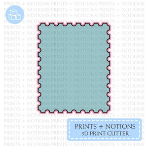 Stamp Shape Cookie Cutter | Polymer Clay Cutters | Ceramic Clay Cutters | Fondant Cutters | Gum Paste Cutter | 3D Printed