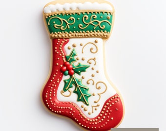 Christmas Stocking Cookie Cutter | Polymer Clay Cutters | Ceramic Clay Cutters | Fondant Cutters | Gum Paste Cutter | 3D Printed
