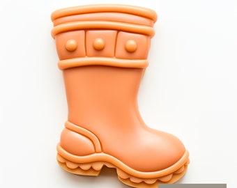 Rain Boot Cookie Cutter | Polymer Clay Cutters | Ceramic Clay Cutters | Fondant Cutters | Gum Paste Cutter | 3D Printed