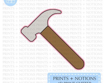 Hammer Cookie Cutter | Polymer Clay Cutters | Ceramic Clay Cutters | Fondant Cutters | Gum Paste Cutter | 3D Printed