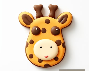 Giraffe Head Cookie Cutter | Polymer Clay Cutters | Ceramic Clay Cutters | Fondant Cutters | Gum Paste Cutter | 3D Printed