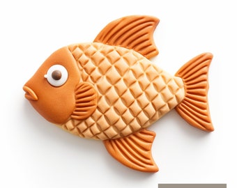 Fish Cookie Cutter | Polymer Clay Cutters | Ceramic Clay Cutters | Fondant Cutters | Gum Paste Cutter | 3D Printed