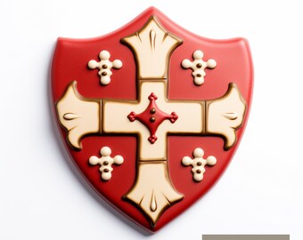 Shield Coat of Arms Cookie Cutter | Polymer Clay Cutters | Ceramic Clay Cutters | Fondant Cutters | Gum Paste Cutter | 3D Printed