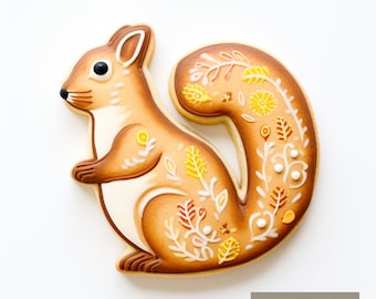 Squirrel Cookie Cutter | Polymer Clay Cutters | Ceramic Clay Cutters | Fondant Cutters | Gum Paste Cutter | 3D Printed
