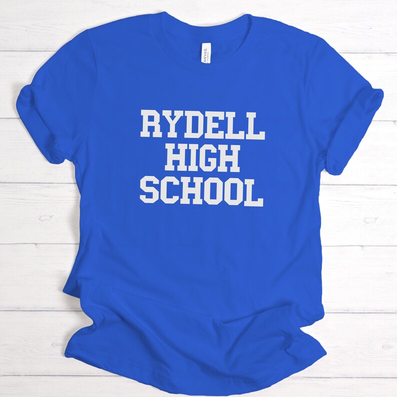 Rydell High School Funny Cool Movie Retro HS Nerd Geek Party Humor rydell-high-school-funny-cool-movie-retro-hs-nerd-geek-party-humor