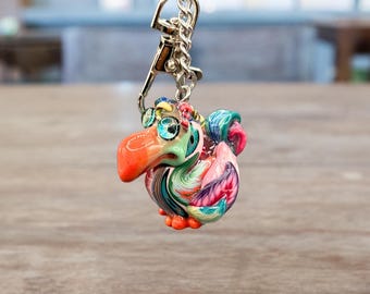 Handmade Dodo Bird Keychain | Fun Bird Lover Accessory