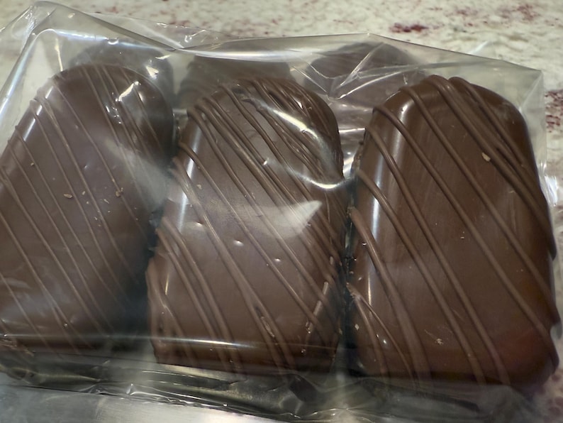 6 Homemade Chocolate Caramel Truffle Vanilla Cake Bars image 7