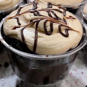 Homemade cake in a cup 3pack || variety of cake and frosting flavor options!| read description below!