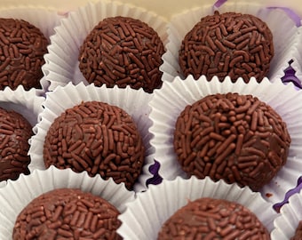 Brazilian truffles| FLAVORS~ Brigadeiro/ Beijinho/ Cajuzinho -1 dozen